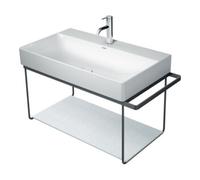 Duravit Duravit Console métallique DuraSquare 86,5x45 cm, murale, noir mat Quantité:1