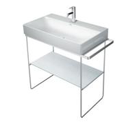 Duravit Duravit Console métallique DuraSquare 86,5x45 cm, sur pied, chrome Quantité:1