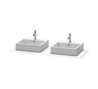 Duravit Duravit Console XSquare 140x55 cm, blanc, 2 sorties, lavabo double face Quantité:1