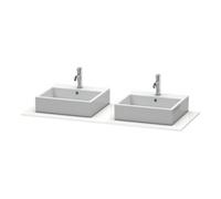 Duravit Duravit Console XSquare 140x55 cm, T m, m 2 sorties, lavabo double face Quantité:1