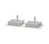 Duravit Duravit Console XSquare 140x55 cm, T mat, m 2 sorties, lavabo double face Quantité:1