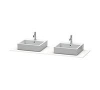 Duravit Duravit Console XSquare 160x55 cm, f G g, m 2 sorties, lavabo double face Quantité:1