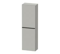 Duravit Duravit D-Neo Demi-colonne 40x24 cm, 1 porte, 4 étagères, à gauche, noir/gris mat Quantité:1