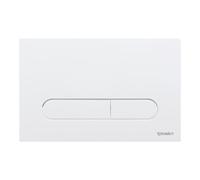 Duravit Duravit DuraSystem Plaque de commande mécanique à poser pour WC Bet 100, blanc Quantité:1