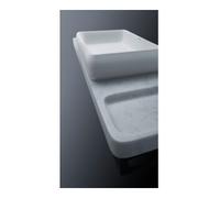 Duravit Duravit Ensemble console vasque Qatego 140x45x90 cm, m K, K, marbre struc. poli Quantité:1