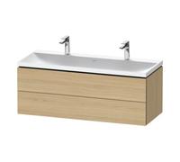 Duravit Duravit Ensemble de meubles L-Cube 120x48x48 cm, 2 portes HL, 2 tiroirs, chêne naturel Quantité:1