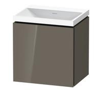 Duravit Duravit Ensemble de meubles L-Cube 45x35x48 cm, 1 porte, à droite, sans poignée, gris brillant Quantité:1