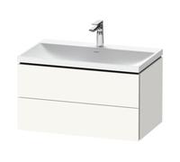 Duravit Duravit Ensemble de meubles L-Cube 80x48x48 cm, avec robinet, blanc mat, 2 tiroirs Quantité:1