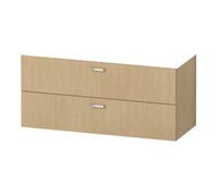 Duravit ME by Starck Plan vasque double avec meuble Xbase et armoire de toilette, XB0067030300000,