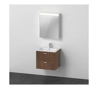Duravit Duravit Ensemble de meubles XBase 63x49 cm, WT, WTU 2 SBK, vis aggloméré, N d, porte gauche Quantité:1