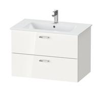 Duravit Duravit Ensemble de meubles XBase 83x49cm, WT, WTU 2 tiroirs, panneau aggloméré, blanc brillant Quantité:1