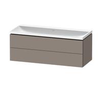 Duravit Duravit Ensemble meuble L-Cube 120x48x48 cm, sans robinet, base mate, 2 tiroirs Quantité:1