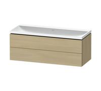 Duravit Duravit Ensemble meuble L-Cube 120x48x48 cm, sans robinet, blanc mat, 2 tiroirs Quantité:1
