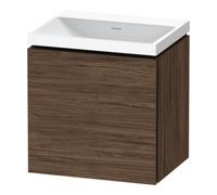 Duravit Duravit Ensemble meuble L-Cube 45x35x48 cm, 1 porte, à droite, sans poignée, chêne foncé Quantité:1
