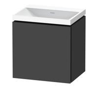 Duravit Duravit Ensemble meuble L-Cube 45x35x48 cm, 1 porte, à L, gauche, graph ma Quantité:1