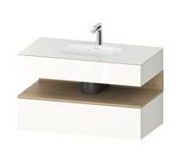 Duravit Duravit Ensemble meuble lavabo encastré Qatego 100x55x60cm, E na/we g, Kon-WTU, B Quantité:1