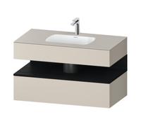Duravit Duravit Ensemble meuble lavabo encastré Qatego 100x55x60cm, E sw/tau ma, console sous-lavabo Quantité:1