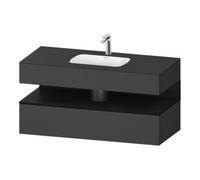Duravit Duravit Ensemble meuble lavabo encastré Qatego 120x55x60 cm, E blanc/gris ma, console sous-lavabo Quantité:1