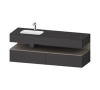 Duravit Duravit Ensemble meuble lavabo encastré Qatego 160x50x60 cm, Kon-WTU, B, B l, ba m/Gr ma Quantité:1