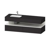 Duravit Duravit Ensemble meuble lavabo encastré Qatego 160x50x60cm, Kon-WTU, B, B l, w g/Gris m Quantité:1
