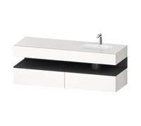 Duravit Duravit Ensemble meuble lavabo encastré Qatego 160x50x60cm, Kon-WTU, B, B r, gris m/blanc g Quantité:1
