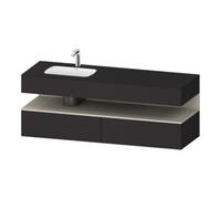 Duravit Duravit Ensemble meuble lavabo encastré Qatego 160x50x60cm, Kon-WTU, L l, P m/Gr mat Quantité:1
