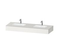 Duravit Duravit Ensemble meuble vasque encastrable Qatego 160x55x17 cm, blanc, 2 tiroirs, avec miroir Quantité:1