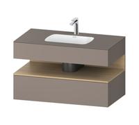 Duravit Duravit Ensemble meuble vasque encastré Qatego 100x55x60 cm, E na/b m, Kon-WTU, niches Quantité:1