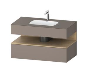 Duravit Duravit Ensemble meuble vasque encastré Qatego 100x55x60 cm, E na/b m, Kon-WTU, niches Quantité:1