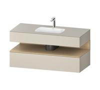 Duravit Duravit Ensemble meuble vasque encastré Qatego 120x55x60cm, E na/tau m, Kon-WTU, B Quantité:1