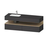 Duravit Duravit Ensemble meuble vasque encastré Qatego 160x50x60cm, Kon-WTU, B, B l, E na/gra m Quantité:1