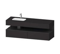 Duravit Duravit Ensemble meuble vasque encastré Qatego 160x50x60cm, Kon-WTU, B, B l, gris m/Gr m Quantité:1