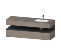 Duravit Duravit Ensemble meuble vasque encastré Qatego 160x50x60cm, Kon-WTU, B, B r, gris m/ba m Quantité:1