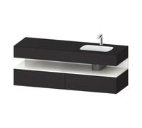 Duravit Duravit Ensemble meuble vasque encastré Qatego 160x50x60cm, Kon-WTU, B, B r, w g/Gris m Quantité:1