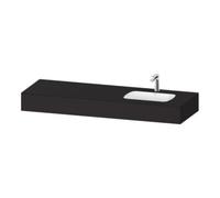 Duravit Duravit Ensemble meuble vasque encastré Qatego 160x55x17 cm, gris, 1 tiroir, avec miroir Quantité:1