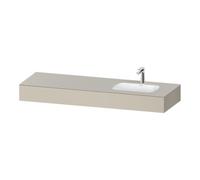 Duravit Duravit Ensemble meuble vasque encastré Qatego 160x55x17cm, avec K, 1 AS, avec Ü, B r, T mat Quantité:1