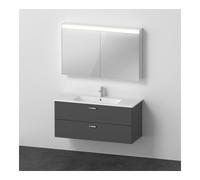 Duravit Duravit Ensemble meuble XBase 123x49 cm, WT, WTU 2 SBK, vis aggloméré, graph ma Quantité:1