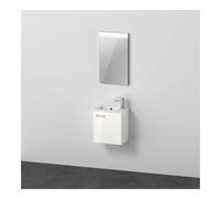 Duravit Duravit Ensemble meuble XBase 43 cm, 1 porte, raccord à droite, blanc brillant Quantité:1