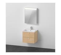Duravit Duravit Ensemble meuble XBase 63x49cm, WT, WTU 2 SBK, vis aggloméré, E N, porte droite Quantité:1
