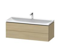 Duravit Duravit Ensemble mobilier L-Cube 120x48x48 cm, avec robinet, chêne médium, 2 tiroirs Quantité:1