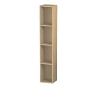 Duravit Duravit Étagère L-Cube 18x18x100 cm, 4 compartiments, vert, chêne moyen Quantité:1