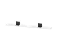 Duravit Duravit Étagère Miroir Sivida 125x65x3,6mm, blanc brillant, montage, noir Quantité:1