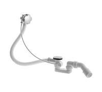 Duravit Duravit Garniture de vidage/débordement Quadroval Ø 5,2 cm, poignée D ronde avec creux, chrome Quantité:1