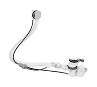 Duravit supplément pour garniture d'écoulement et de trop-plein avec arrivée au sol, pour baignoires balnéo en pose libre, chrome, 791229000001000