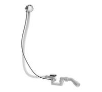 Duravit Duravit Garniture vidage/débordement Quadroval Ø 5,2 cm, poignée D ronde chromée Quantité:1