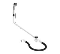 Duravit Duravit Garniture vidage/débordement Quadroval tirette 110, d 5,2 cm, avec flexible, chr Quantité:1