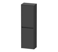 Duravit Duravit Ketho.2 Demi-colonne 40x24x132 cm, 2 portes, connexion gauche, graphite mat Quantité:1