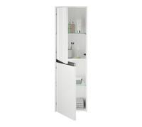 Duravit Duravit Ketho.2 Demi-colonne 40x24x132 cm, 2 portes, raccord gauche, blanc mat Quantité:1