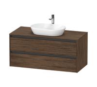 Duravit Duravit Ketho.2 Meuble sous lavabo 120x55 cm, N d, Pl m 1 découpe, suspendu Quantité:1