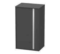 Duravit Duravit Ketho Demi-colonne 50x36x88 cm, porte gauche, graphite mat Quantité:1